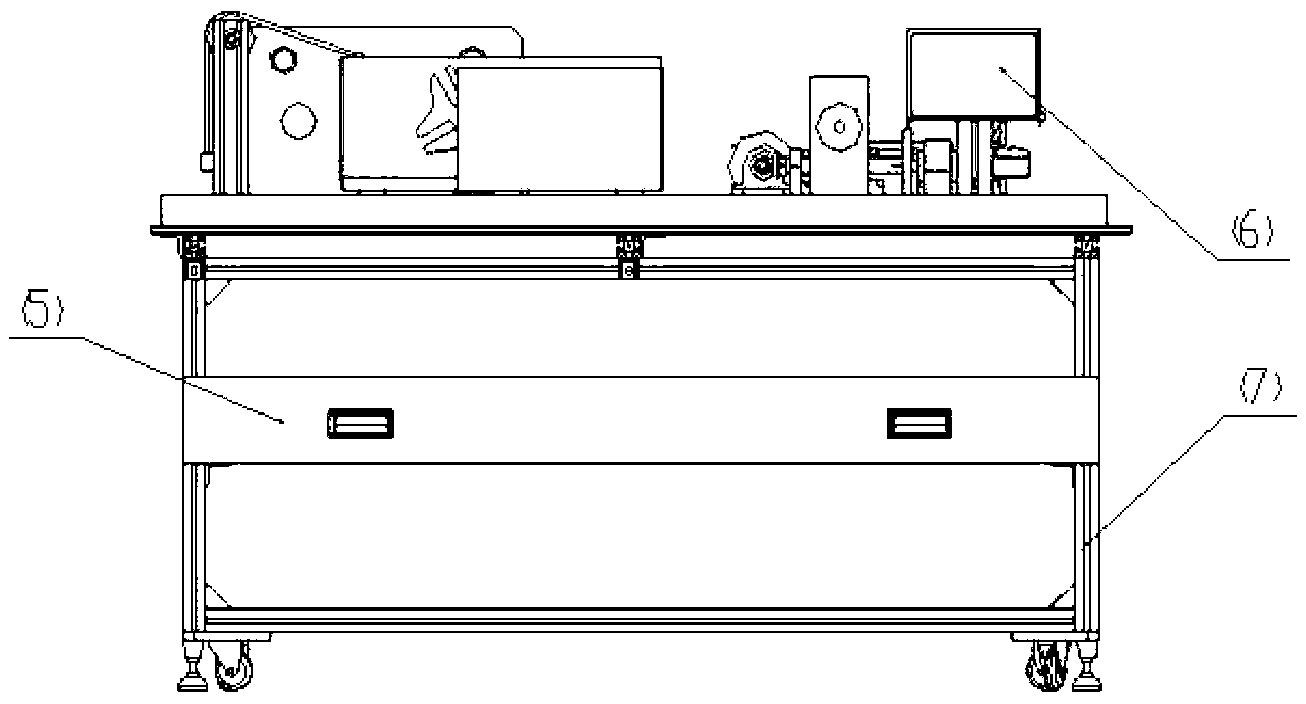 Electromechanical integrated universal teaching platform