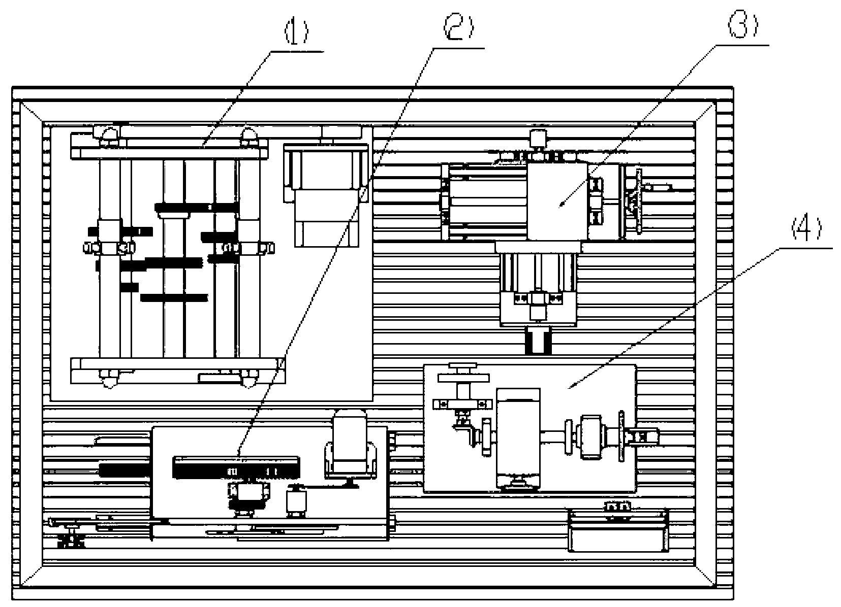 Electromechanical integrated universal teaching platform