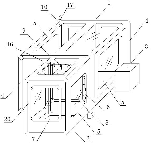 Simple and rapid inflatable treatment isolation capsule for infectious diseases