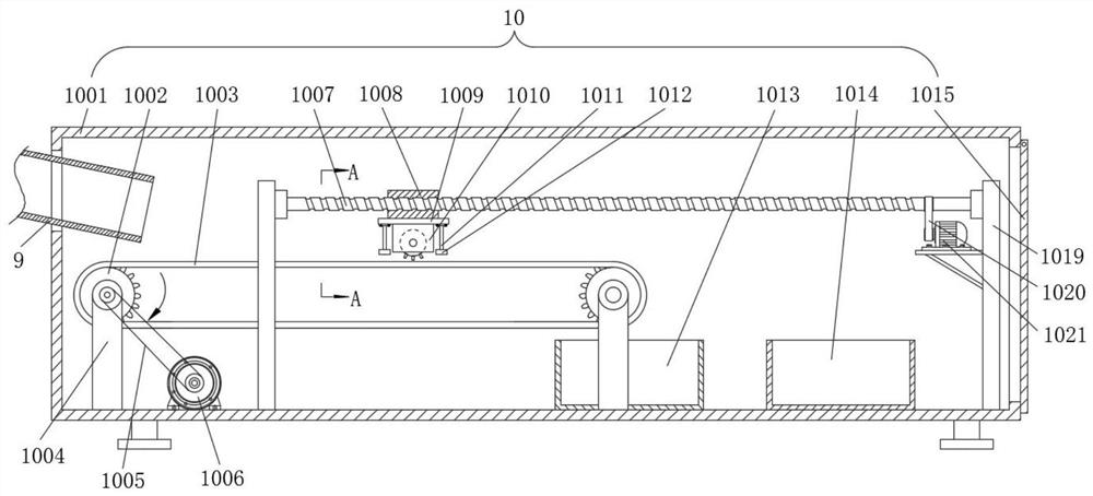 Building waste crushing and screening comprehensive treatment device for building construction