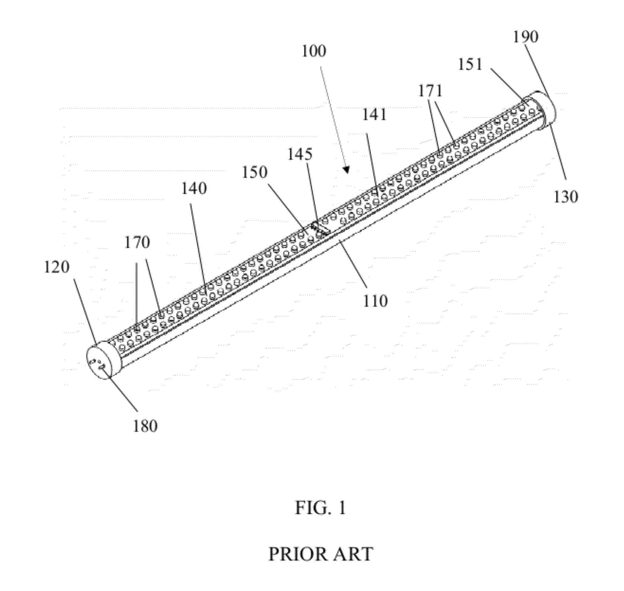 Linear solid-state lighting with broad viewing angle