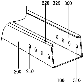 Integrally formed stainless steel cable bridge and preparation method thereof