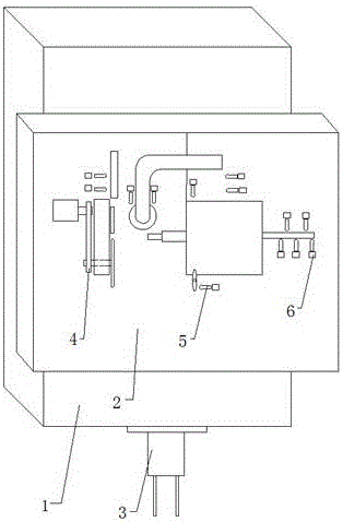 State and alarming display device for bearing machine tool