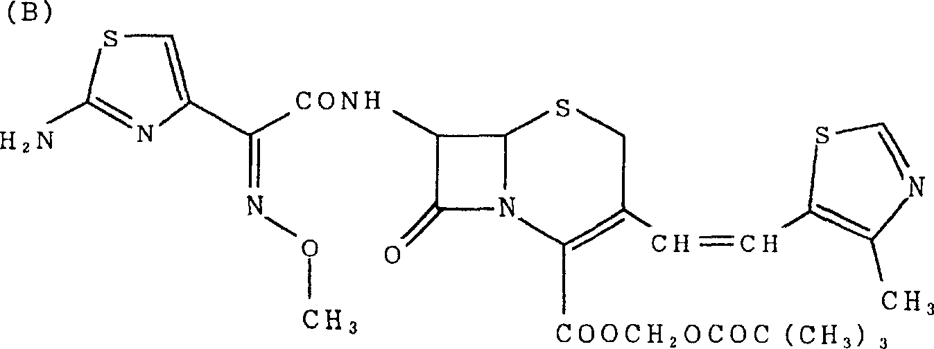 Noncrystalline antibacterial composition containing cefditoren pivoxil