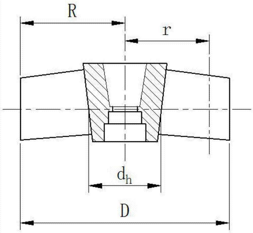 Hydraulic design method of axial-flow type heavy metal pump