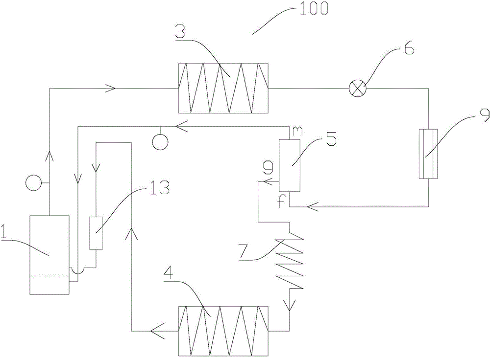 Air conditioner only having refrigeration function and control method thereof