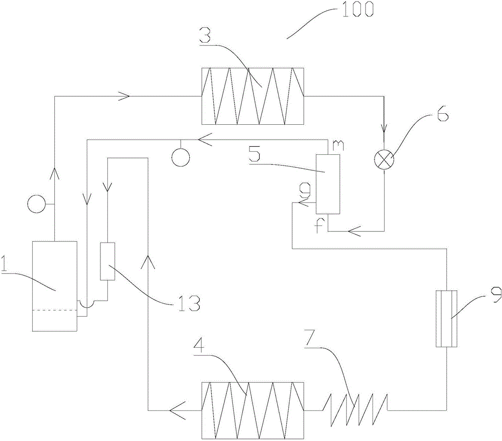 Air conditioner only having refrigeration function and control method thereof