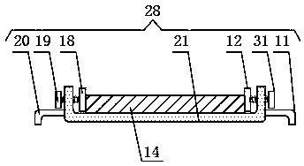 Novel horizontal bars for medical rehabilitation and with protection effect