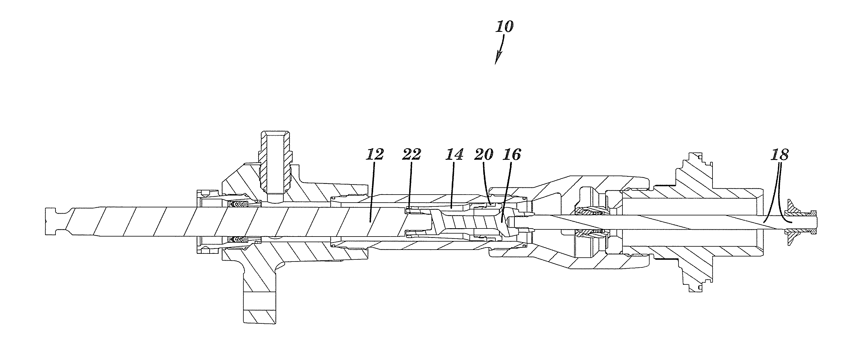 Piston seal guide bearing