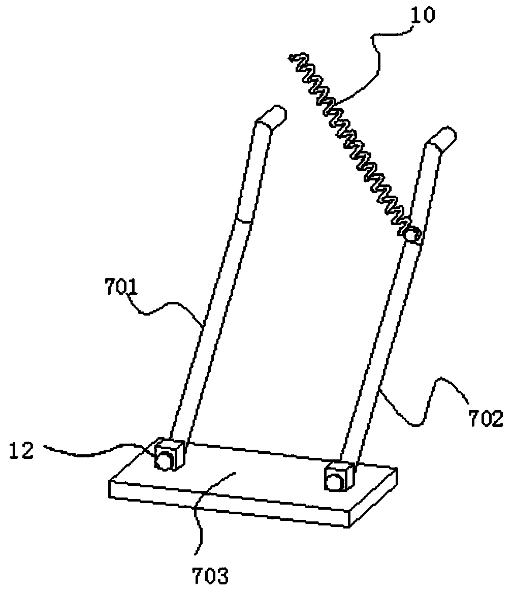 Stably supported handheld seeding machine