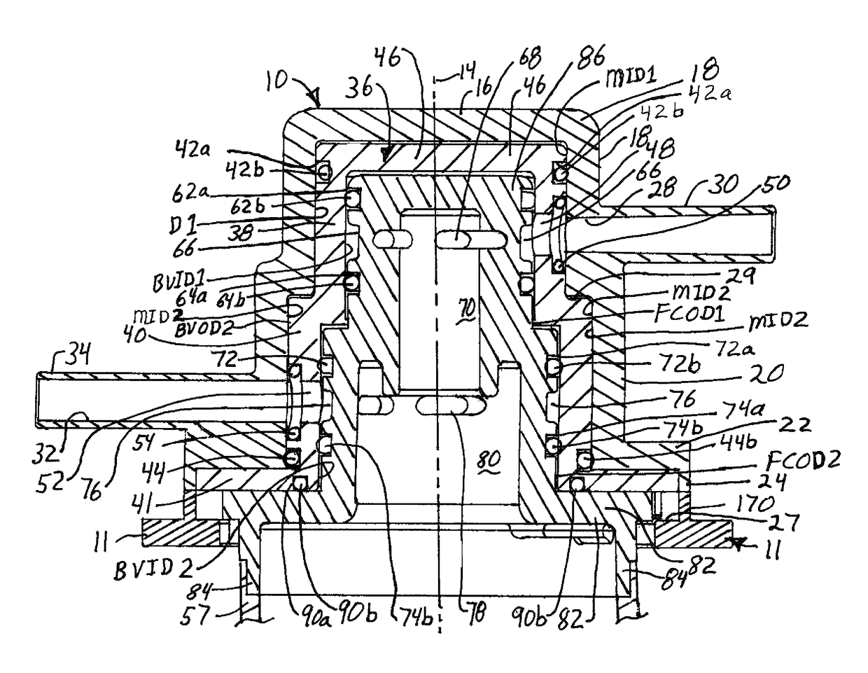 Water filter cartridge and manifold head seal