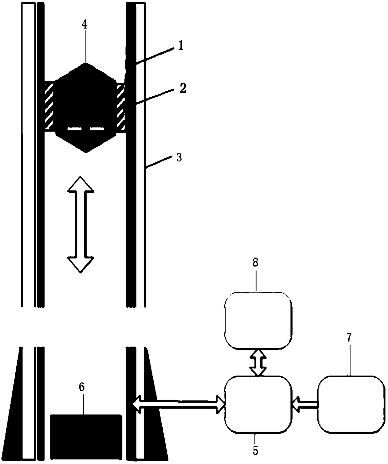 Electromagnetic upcast microgravity device and control method thereof and electromagnetic upcast microgravity system