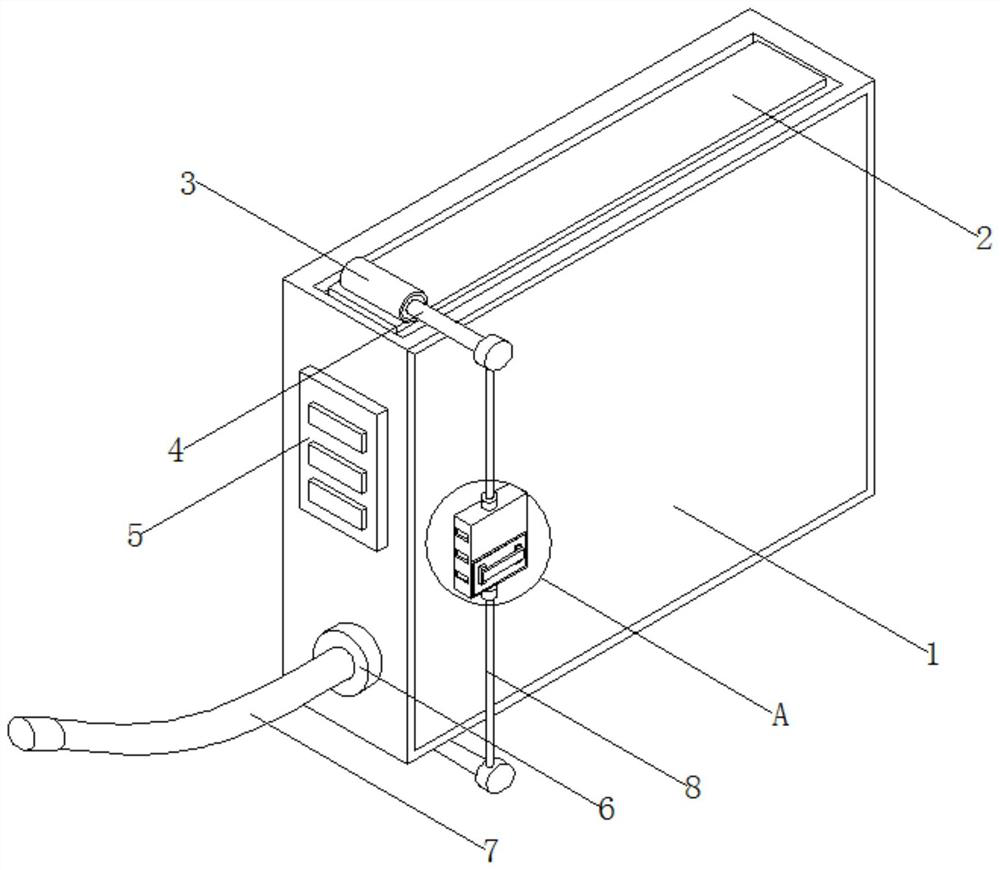 Automatic cleaning blackboard brush