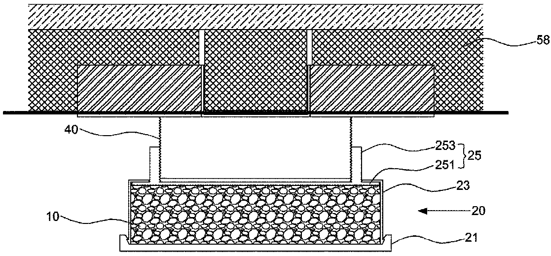 Shock and noise reducing device, manufacturing method therefor, and apartment building floating-floor structure using same