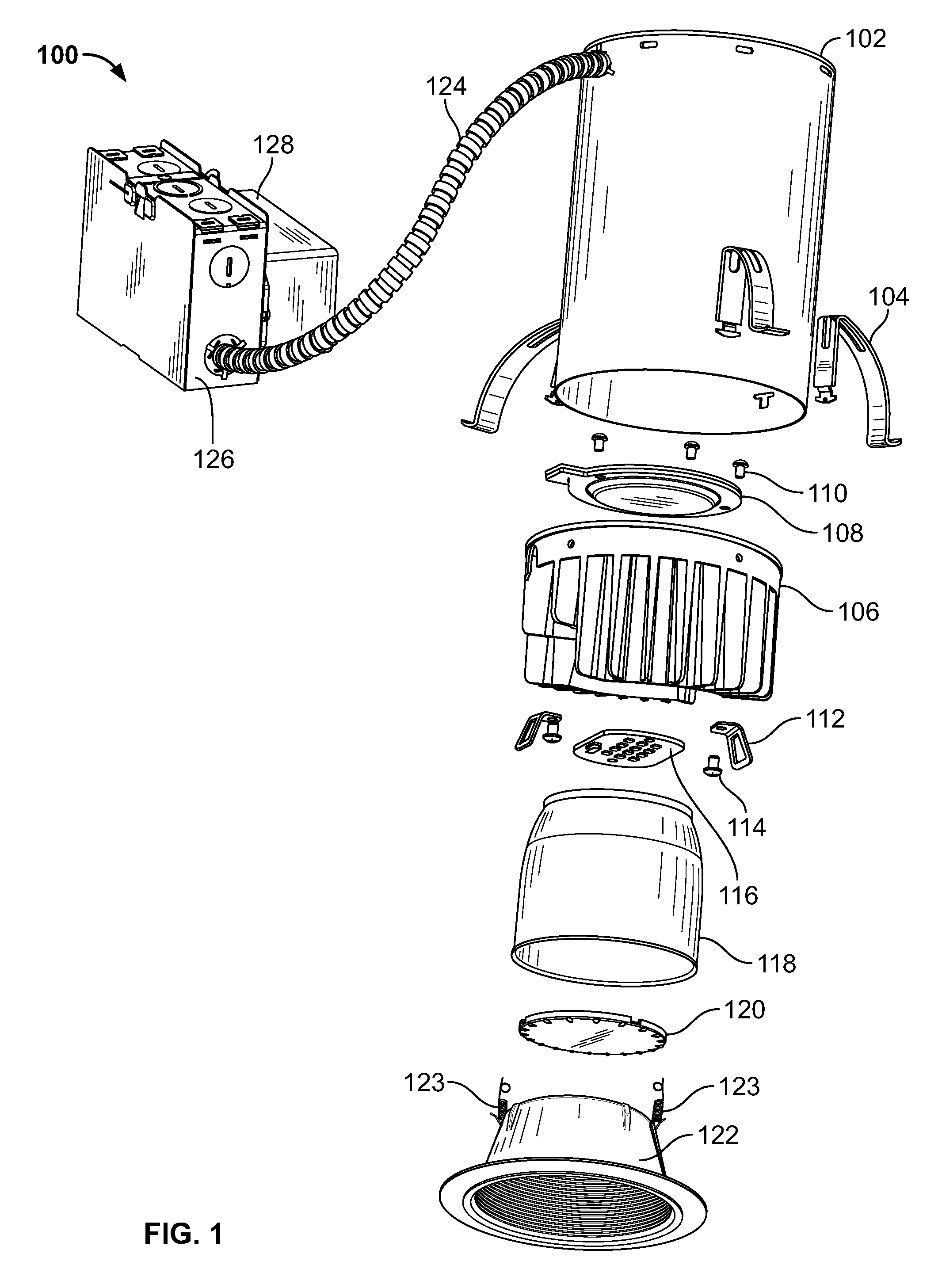 Recessed LED downlight