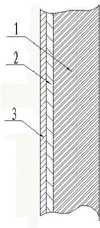 A kind of imitation aluminum plate wallboard coated with anti-ultraviolet coating and preparation method thereof