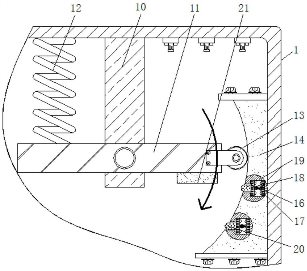 Smart home curtain control device capable of preventing strong light from affecting indoor temperature