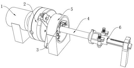 Machining device and method for magnesium alloy sacrificial anode bar