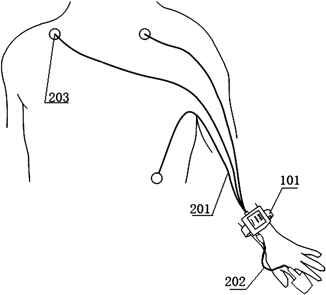 Device and method for data transmission of patient monitor