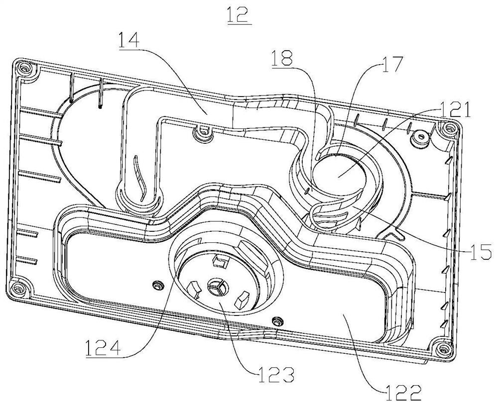 Dish-washing machine waterway system and dish-washing machine