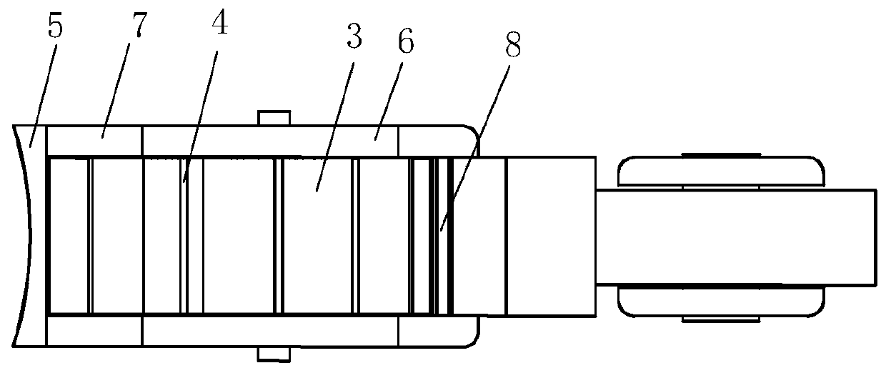 Fluffy soil compacting device