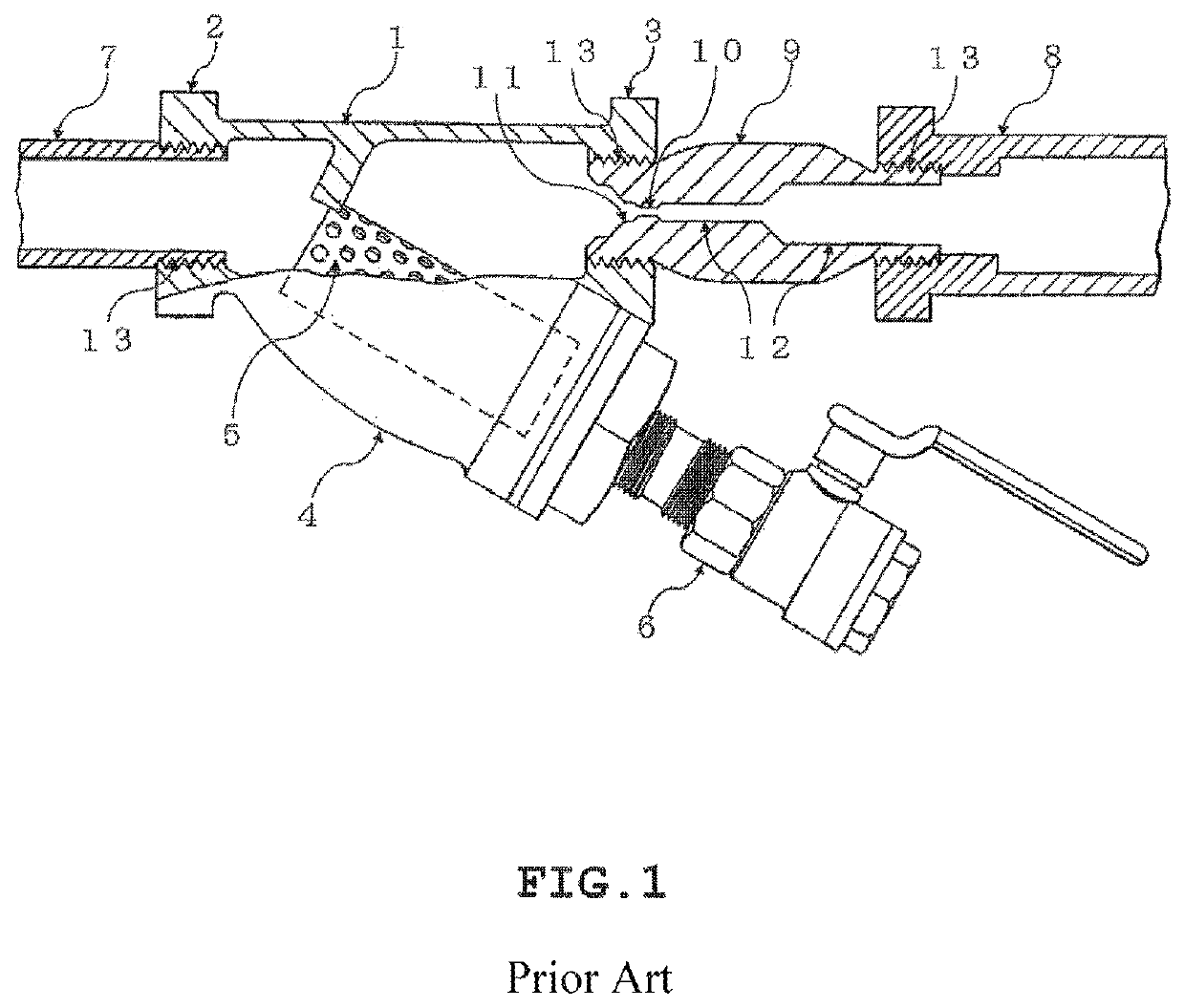 Nozzle-type steam trap