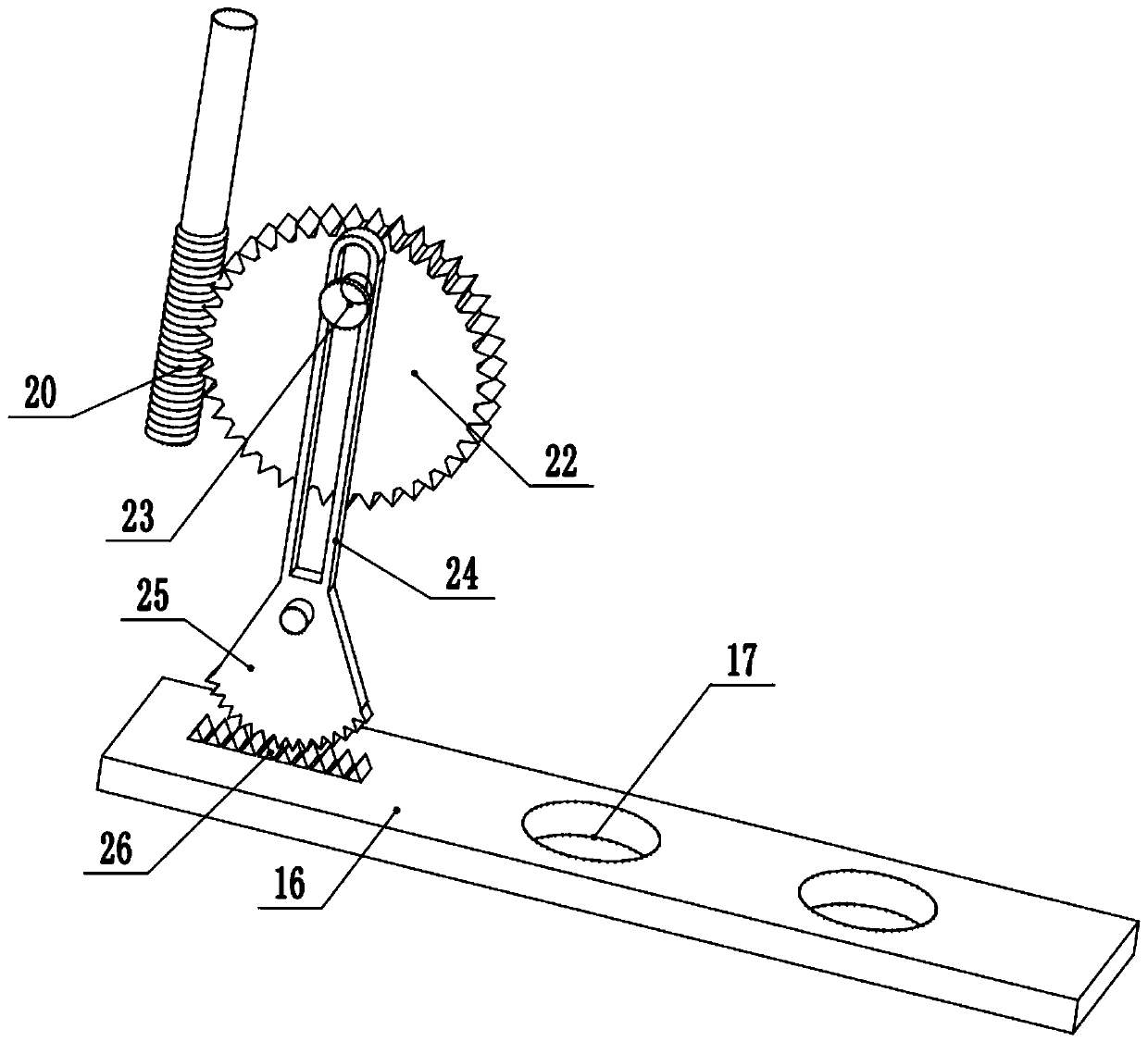 Feed preparation raw material efficient crushing device for promoting growth of cattle