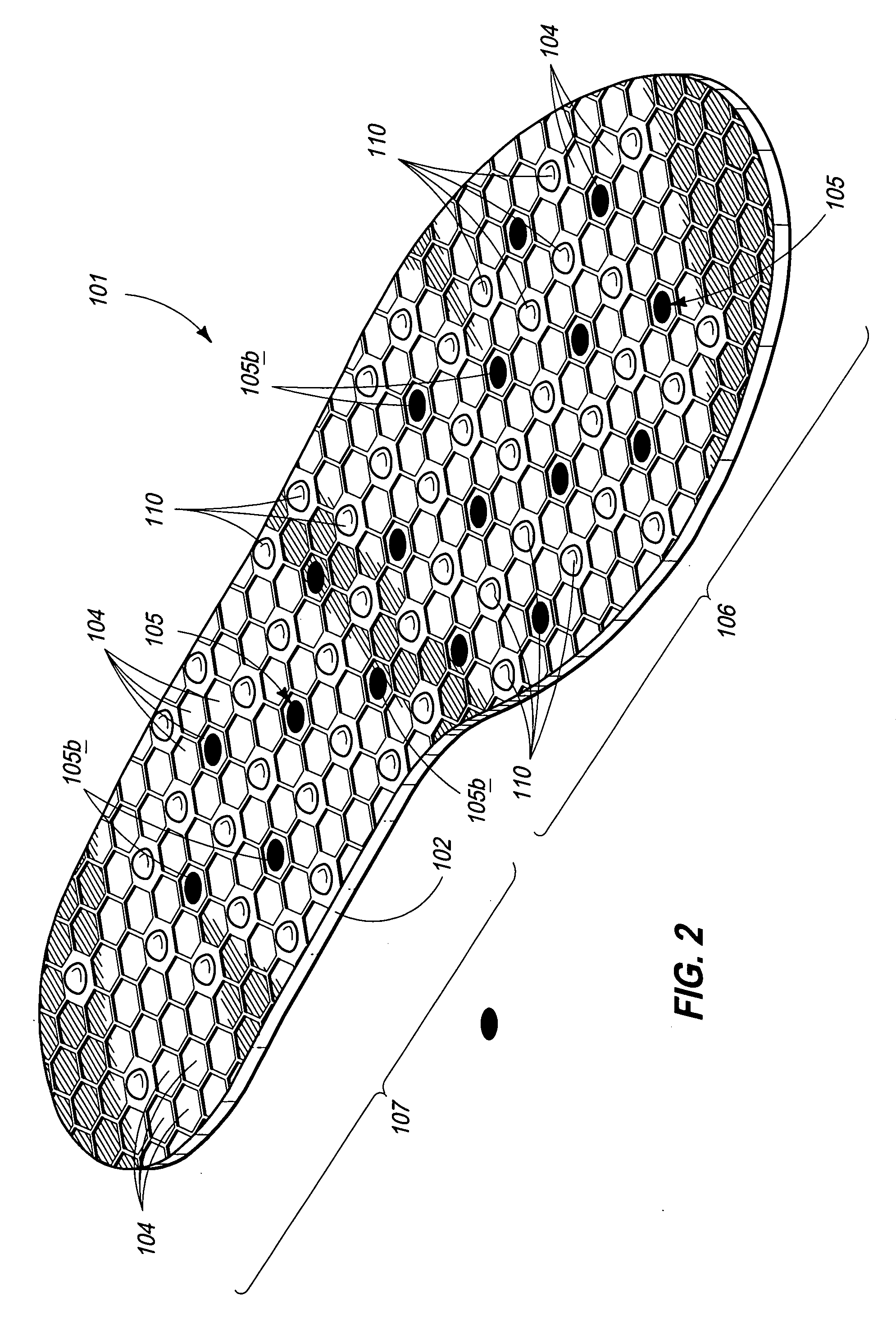 Shoe sole system providing a negative ion environment