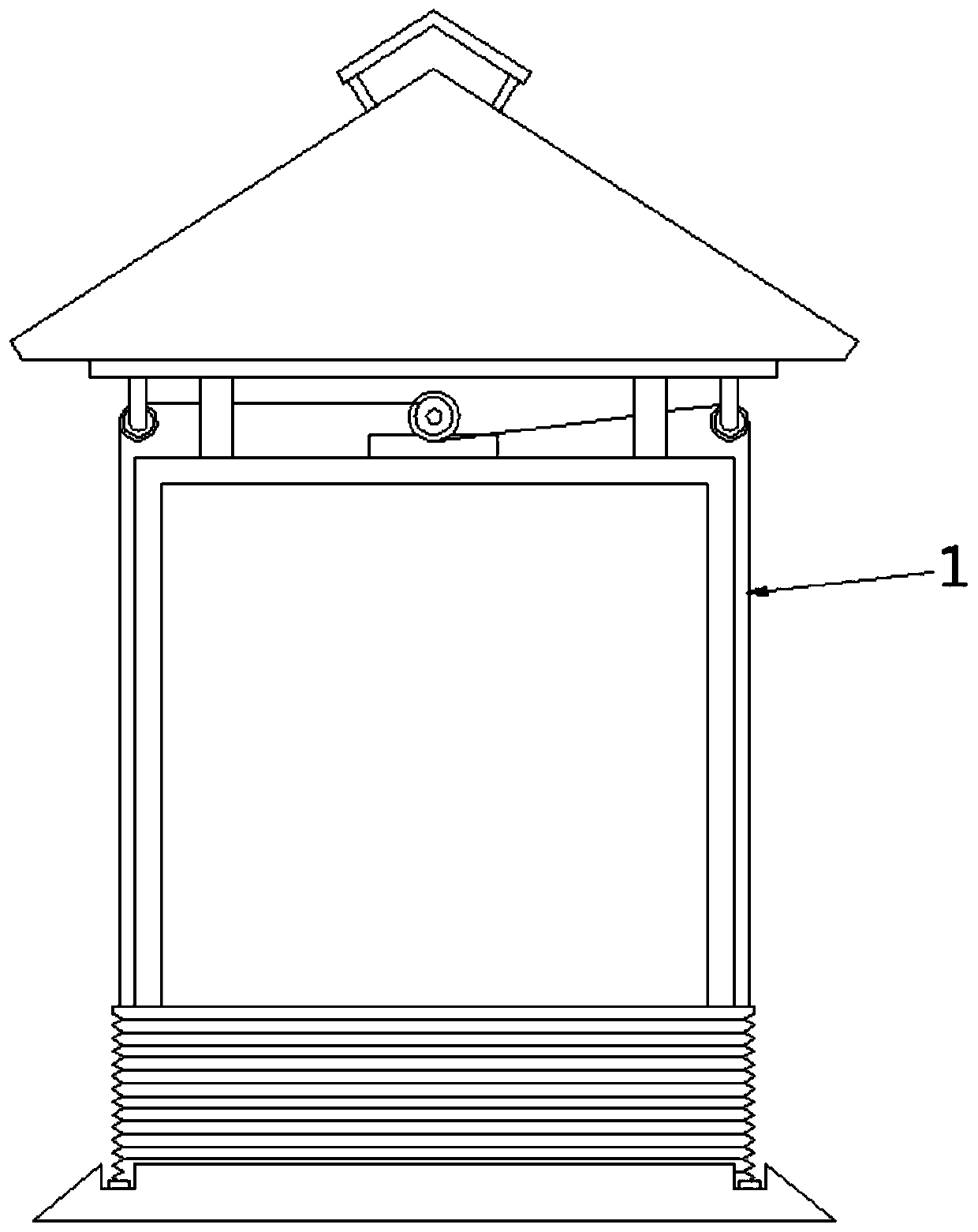 High-voltage power distribution cabinet with multi-protection device