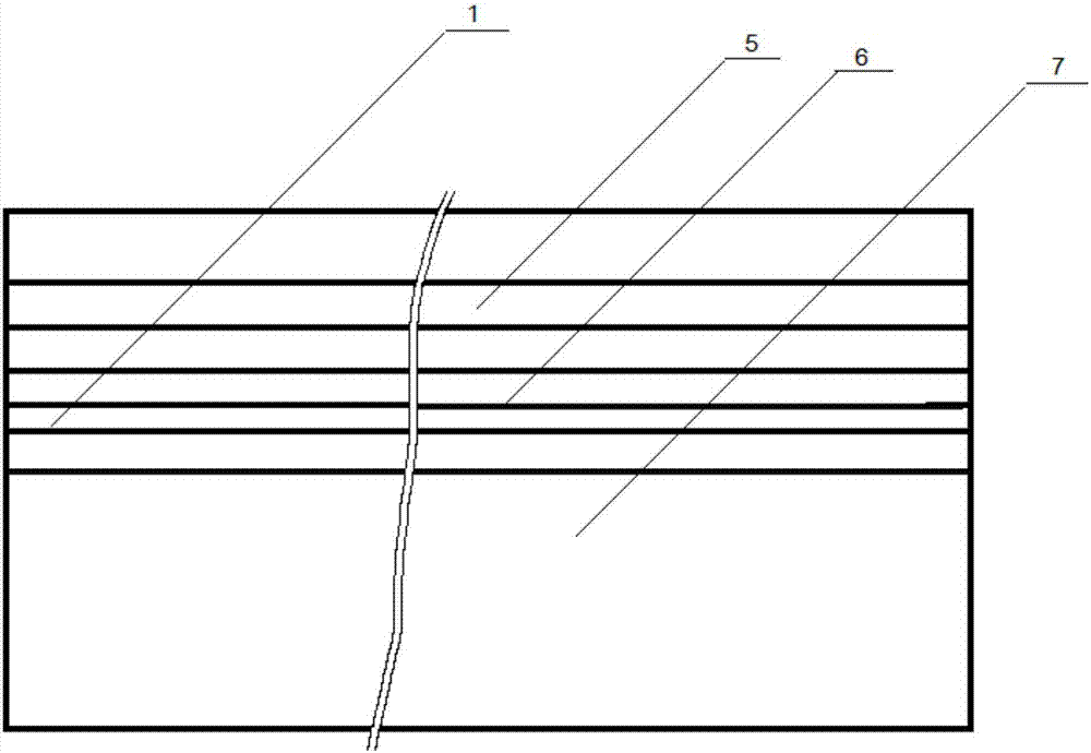 Stone powder-pressed plane inner wall plate with right-angled grooves and buckling groove