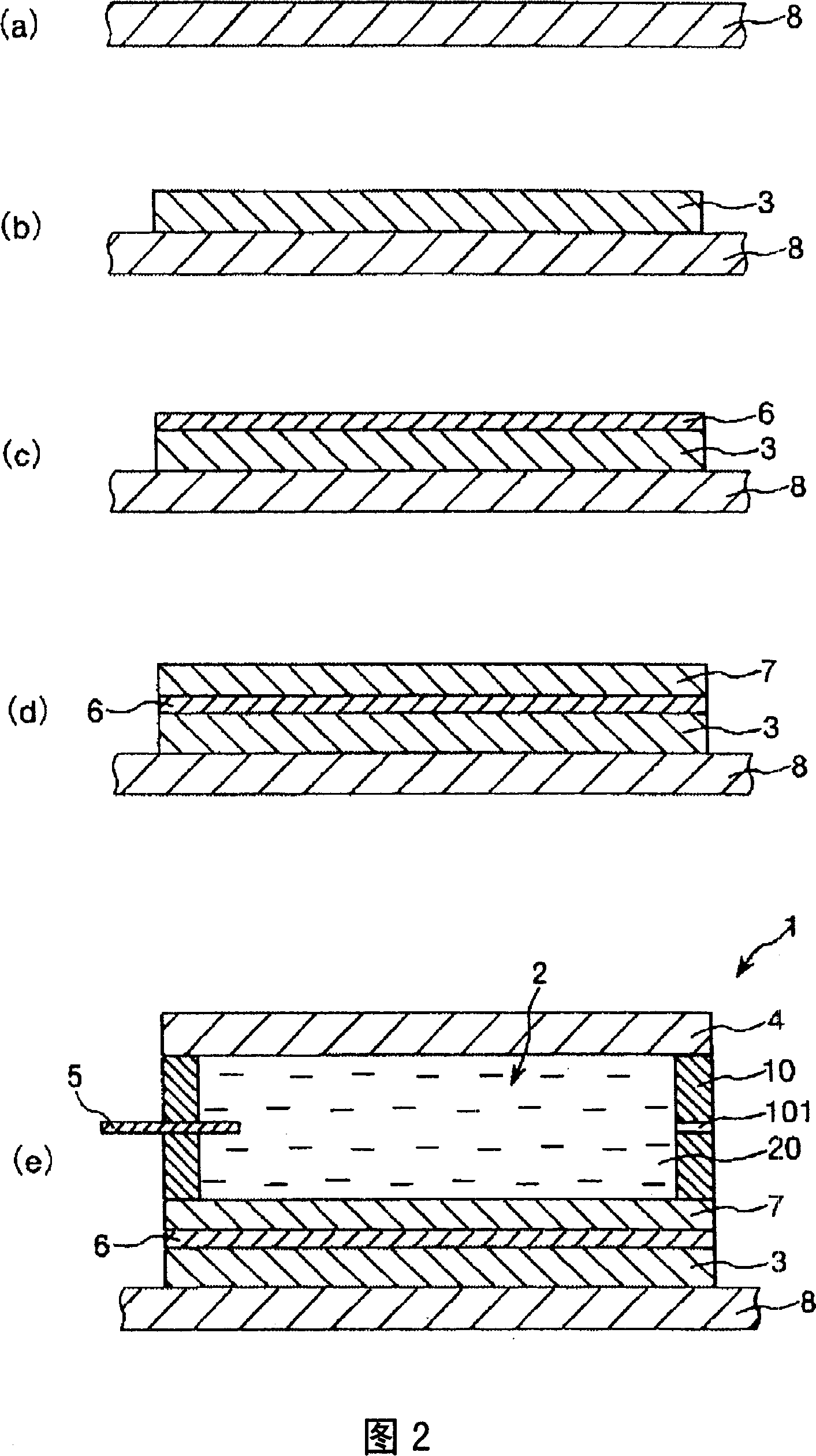 Method for forming film, base plate with film, sensor, and liquid composition