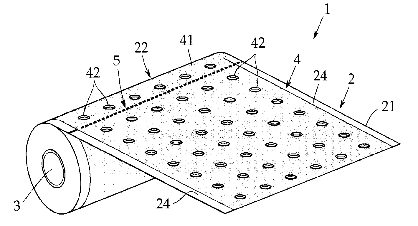 Adhesive tape roll and method for manufacturing same