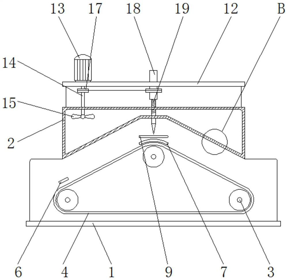 A paper cutting device for digital printing capable of direct stacking