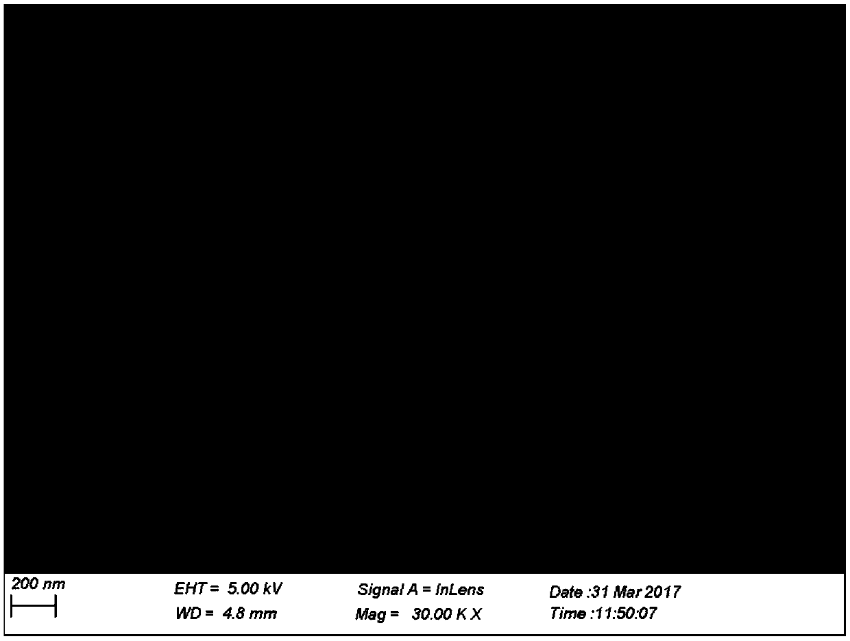 Method for preparing layered structure inorganic perovskite negative electrode material by using gas phase method