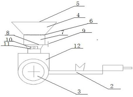 Quantitative fertilizing machine