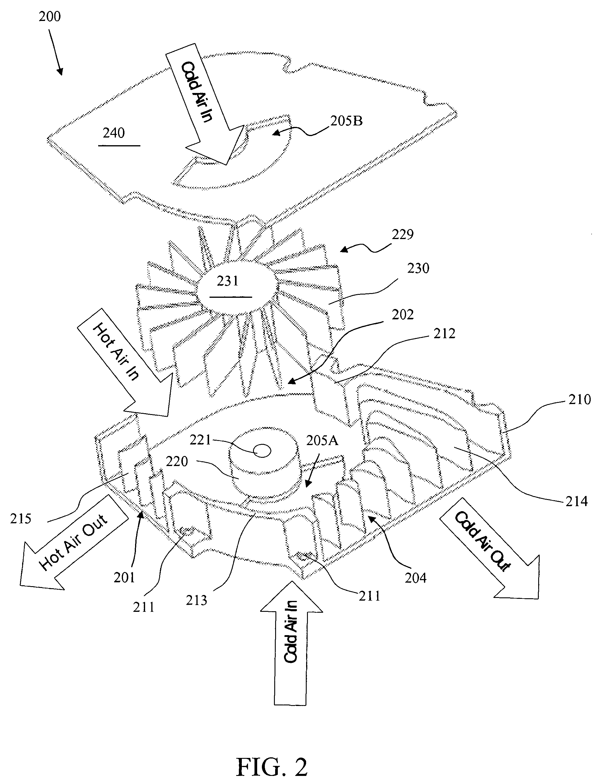 Bi-directional blowers for cooling computers