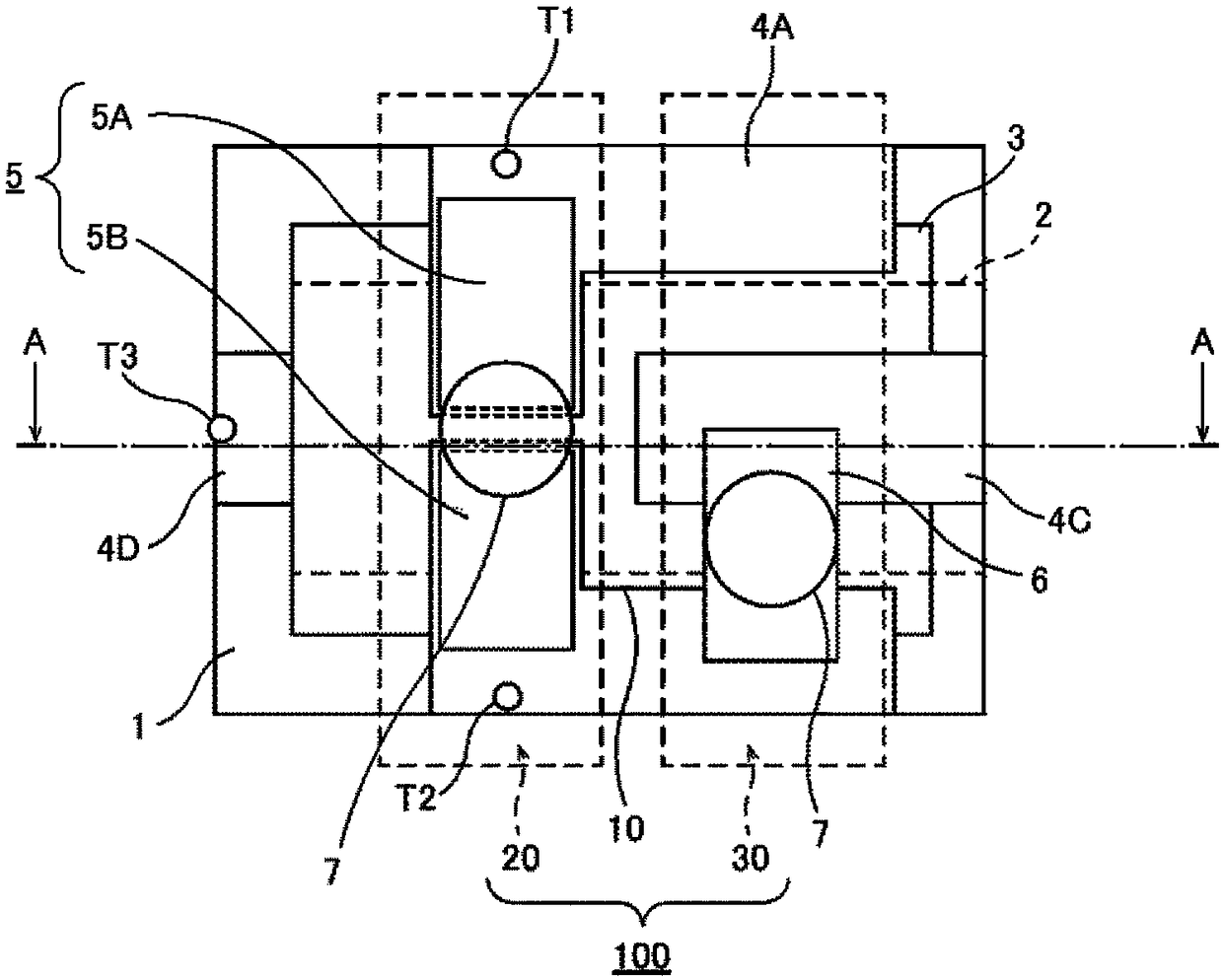 Short circuit element and compensation circuit using it