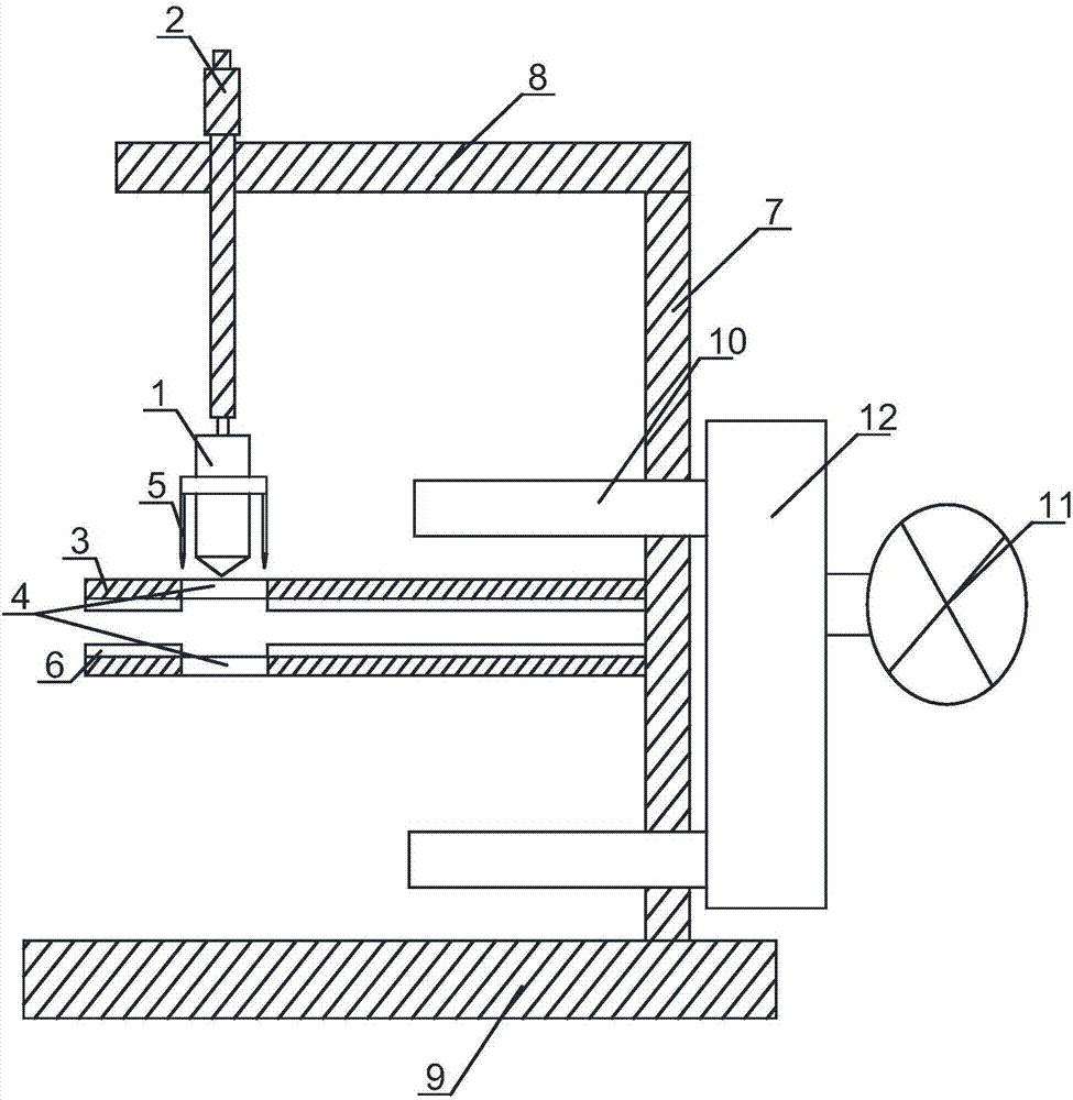 Positioning hole milling equipment for bamboo plywood