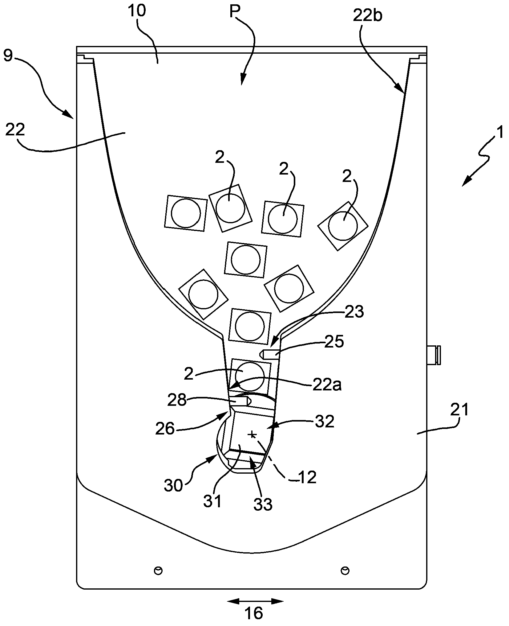 Screwing assembly used for screwing closing plug onto injector