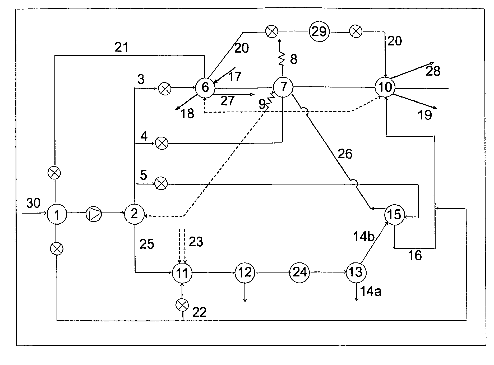 Method of processing slops