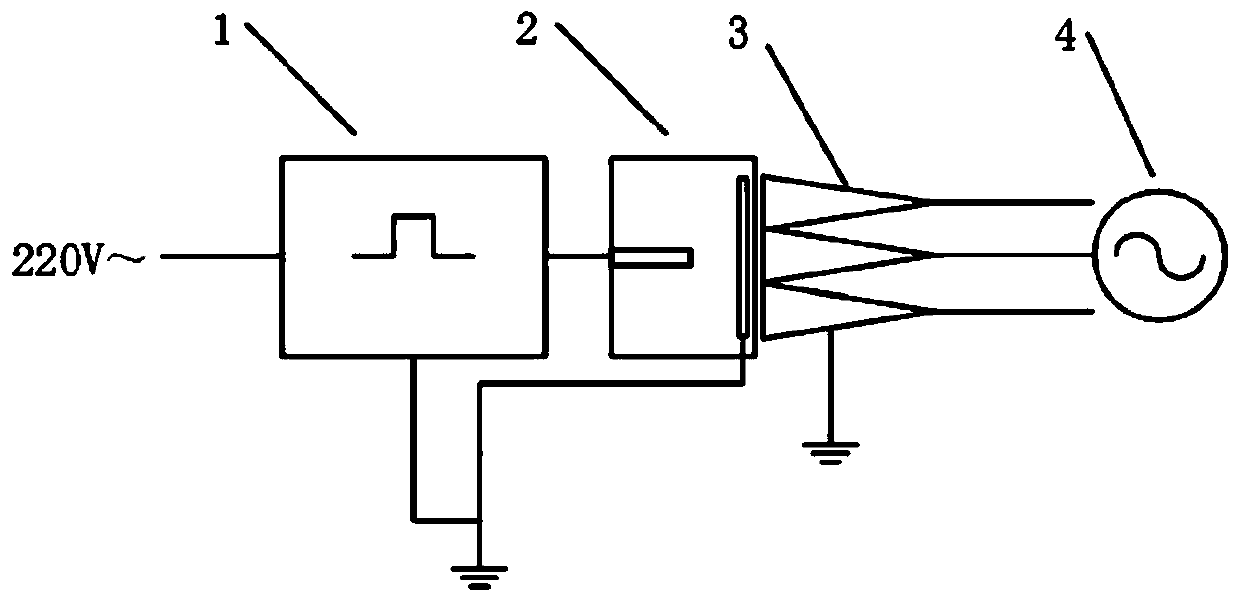 A three-channel escape electron energy spectrum measurement device under nanosecond pulse discharge