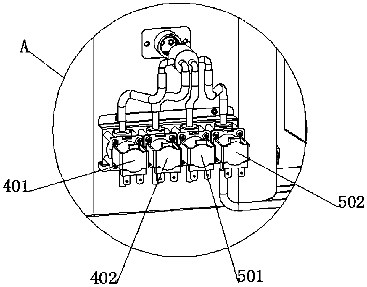 Grading and quantitative taking method for shared direct drinking mineral water machine