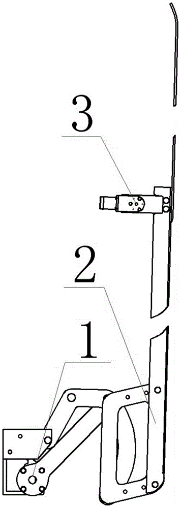 Auxiliary obstacle surmounting and detecting device imitating scorpion tail