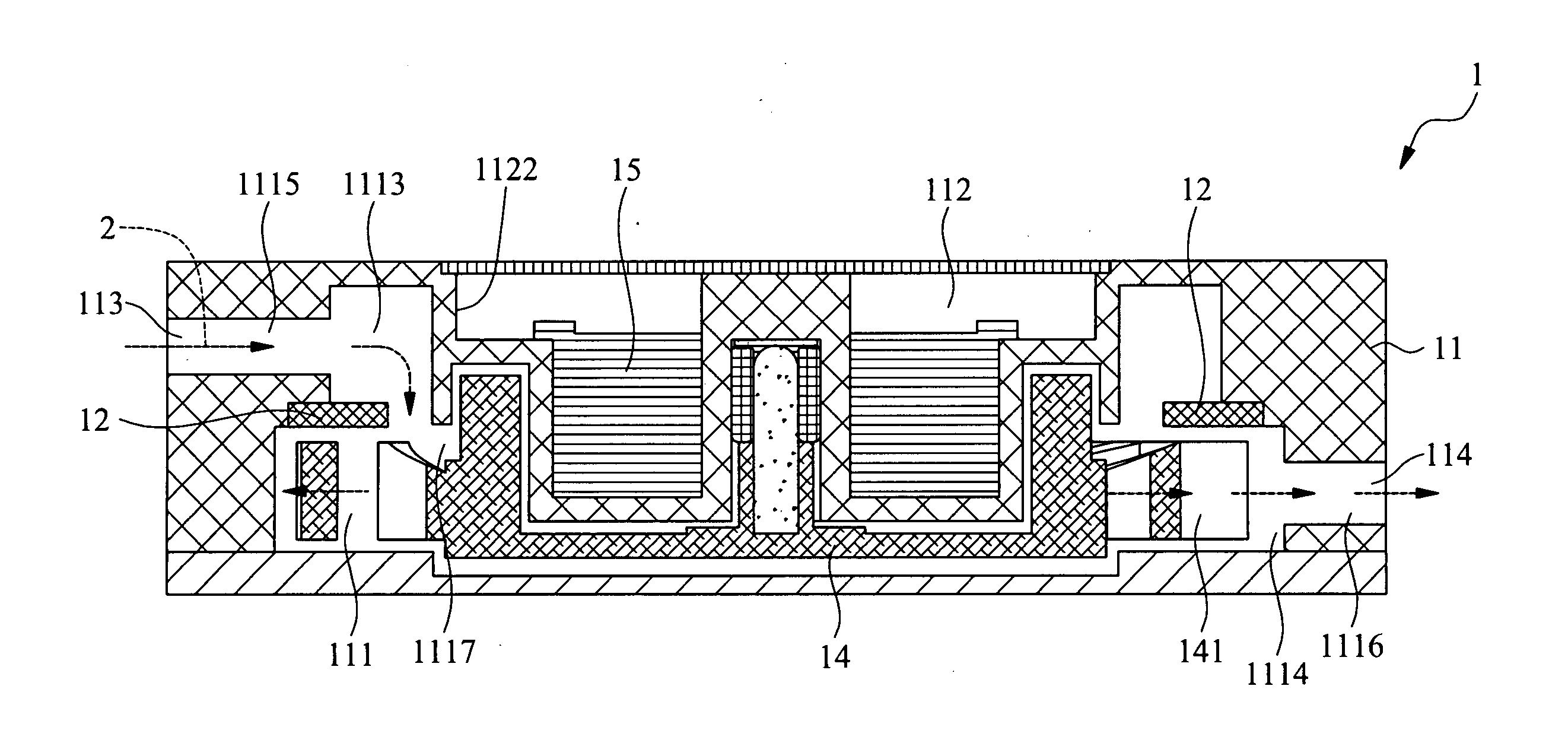 Micropump structure