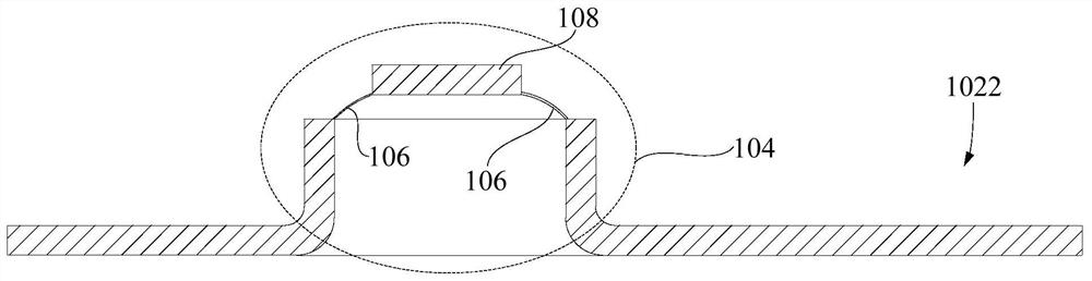 Flange bottom hole structure and electrical housing