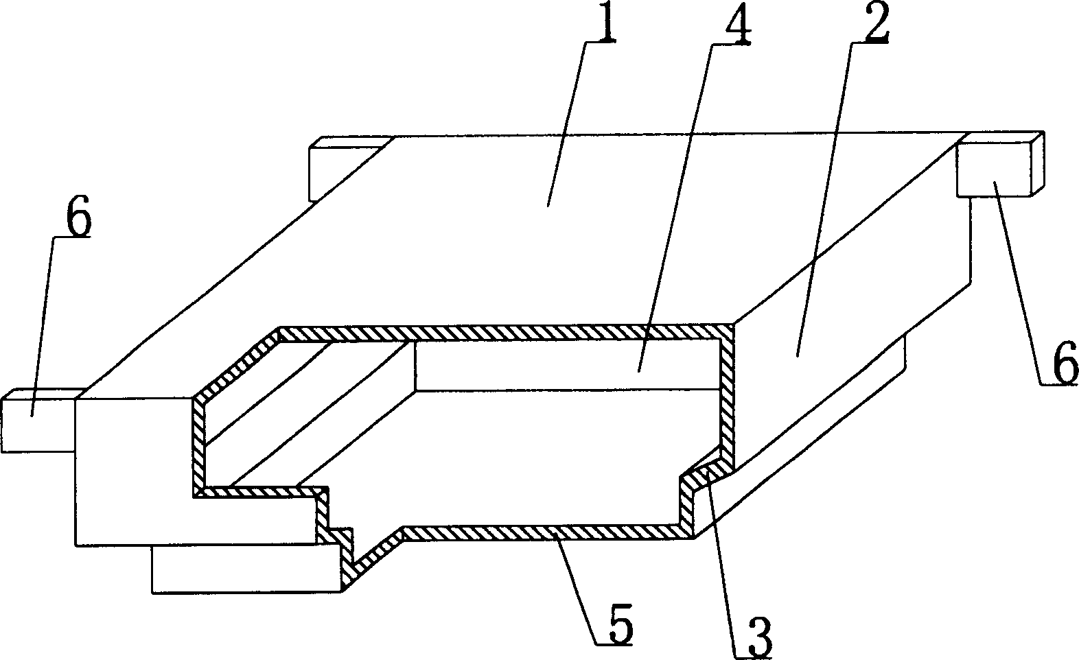 Thin wall molded case member