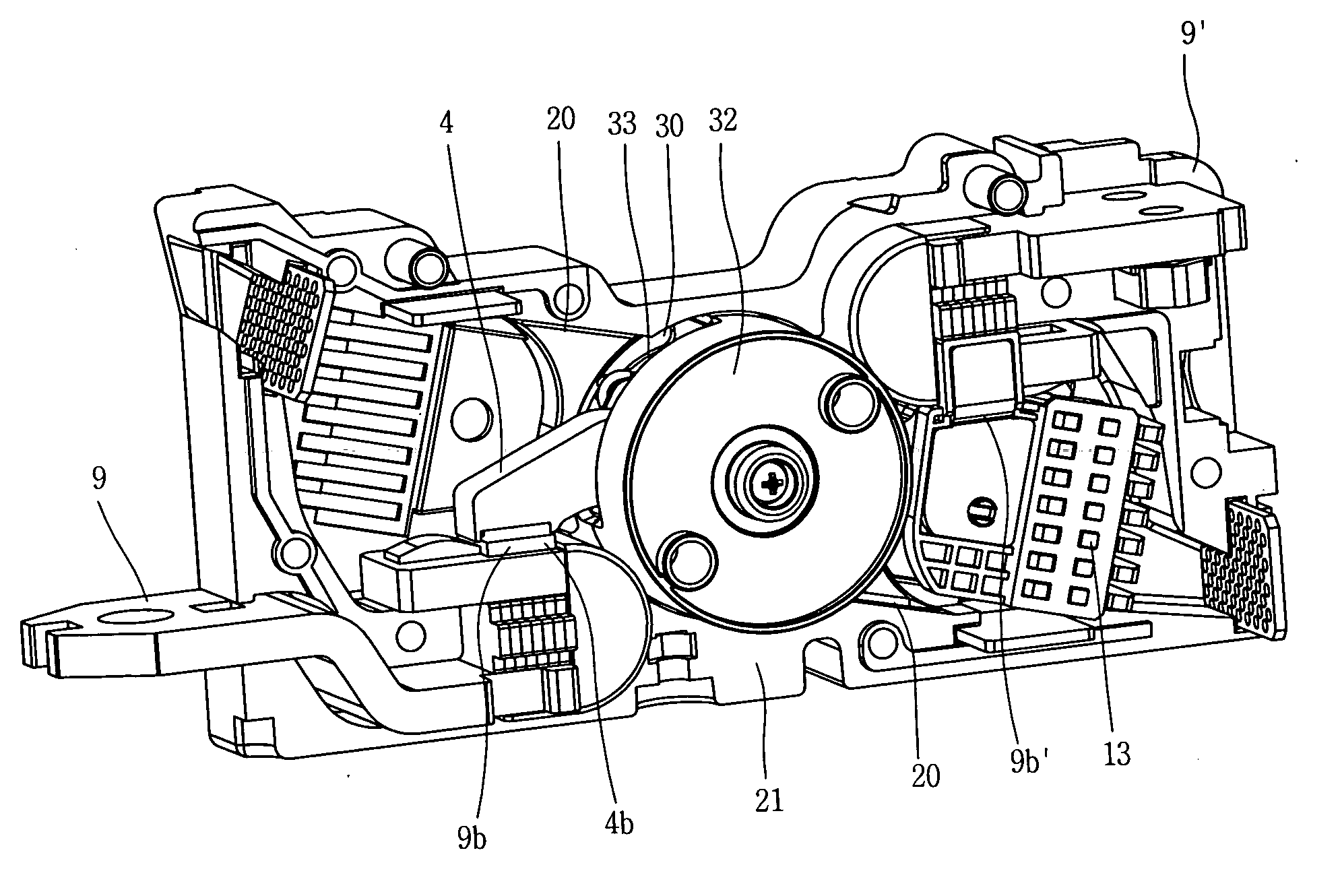 Contactor assembly for a circuit breaker