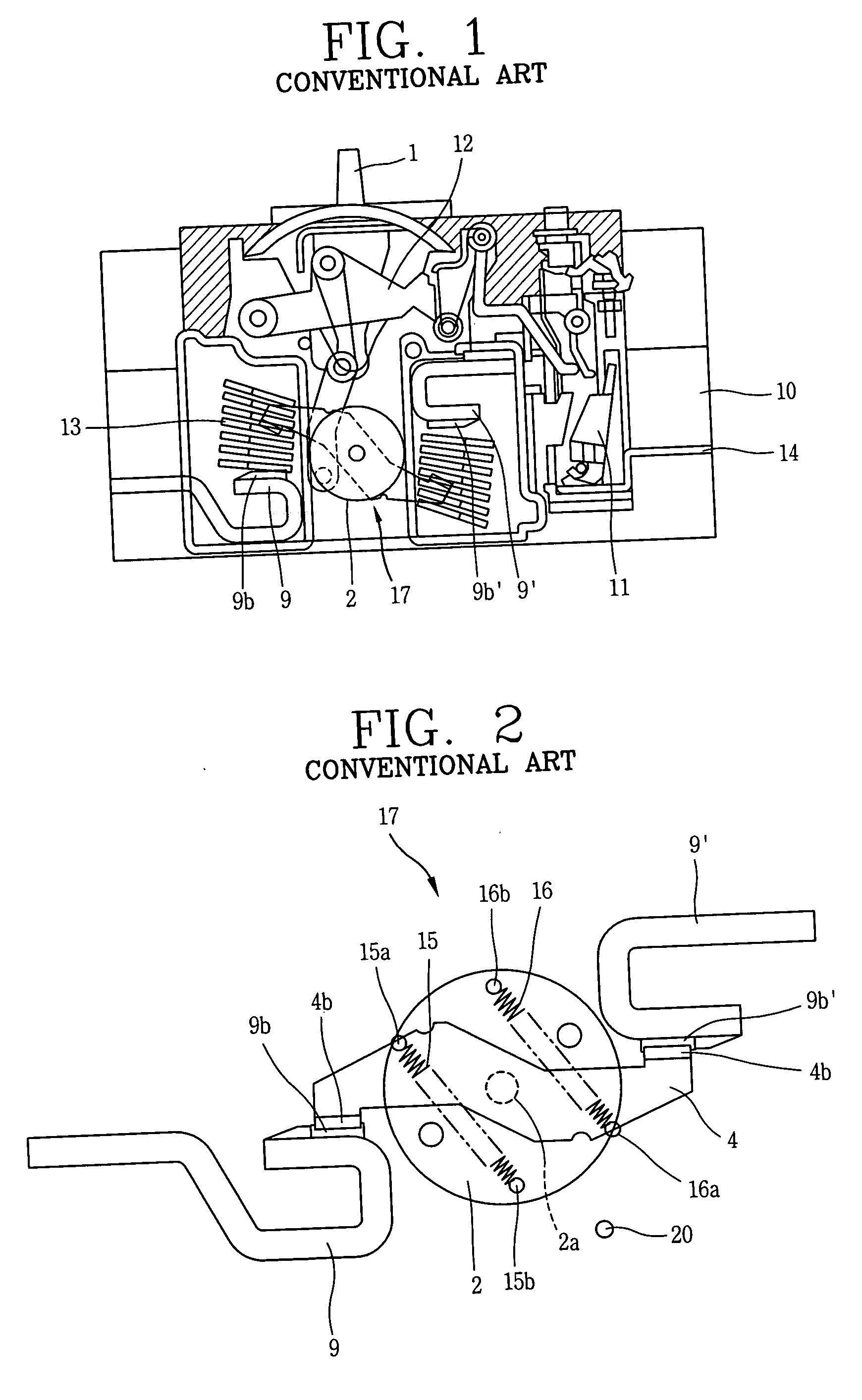 Contactor assembly for a circuit breaker