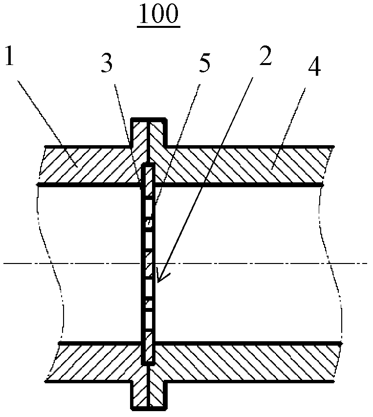 Detonation-driving shock tunnel explosive discharge device