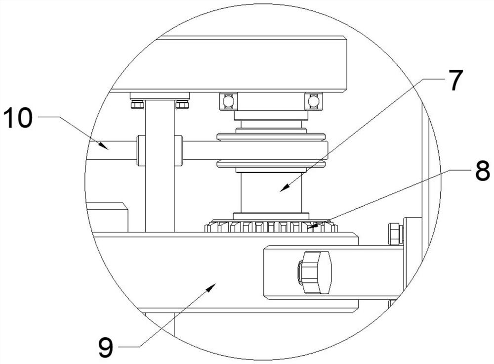 Oil cylinder body surface circumference finish machining device for machining